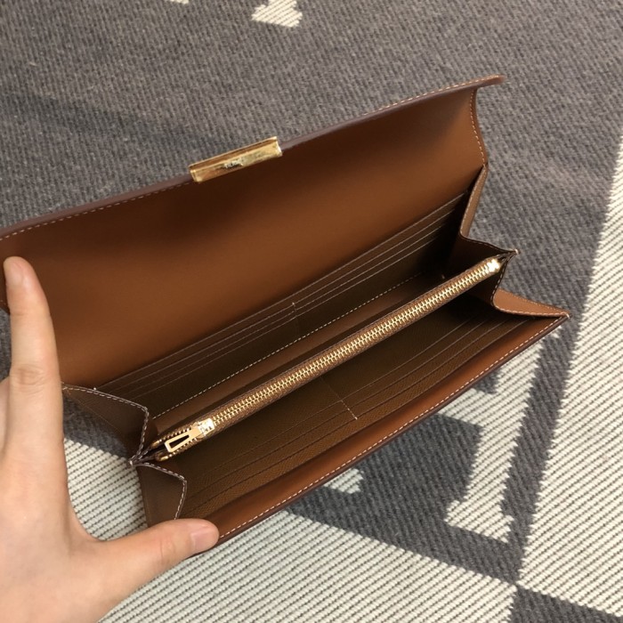 Constance Long Wallet Epsom“20.5*12CM”-096=