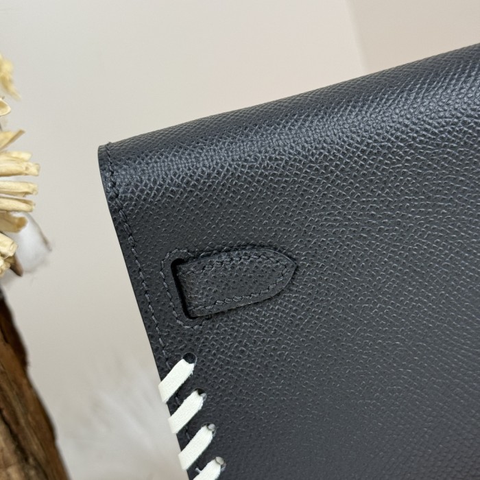 Kelly To Go Tressage Wallet Epsom“19.7*11.5*1.5CM”-0001=
