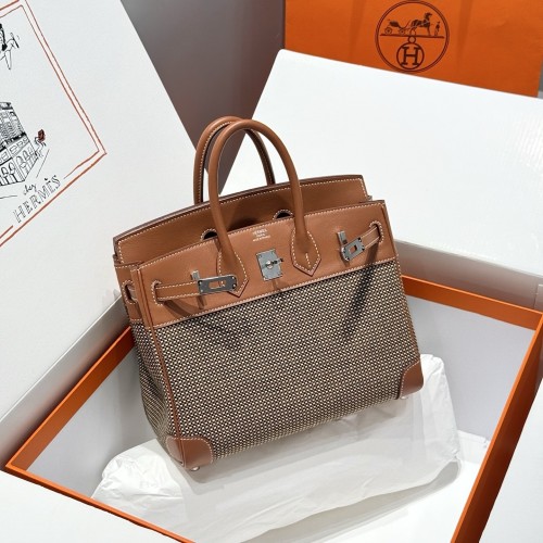 Birkin 30 Swift-Canvas“30*22*16CM”-0631=