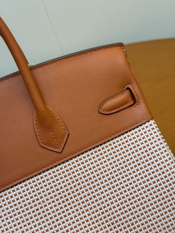 Birkin 30 Swift-Canvas“30*22*16CM”-0631=