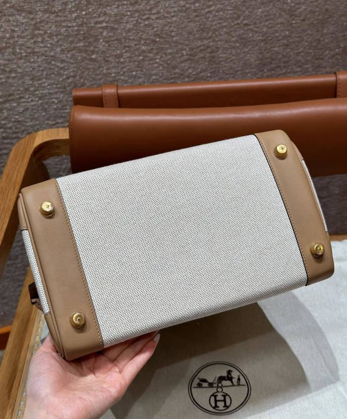Birkin 30 Swift-Canvas“30*22*16CM”-0631=