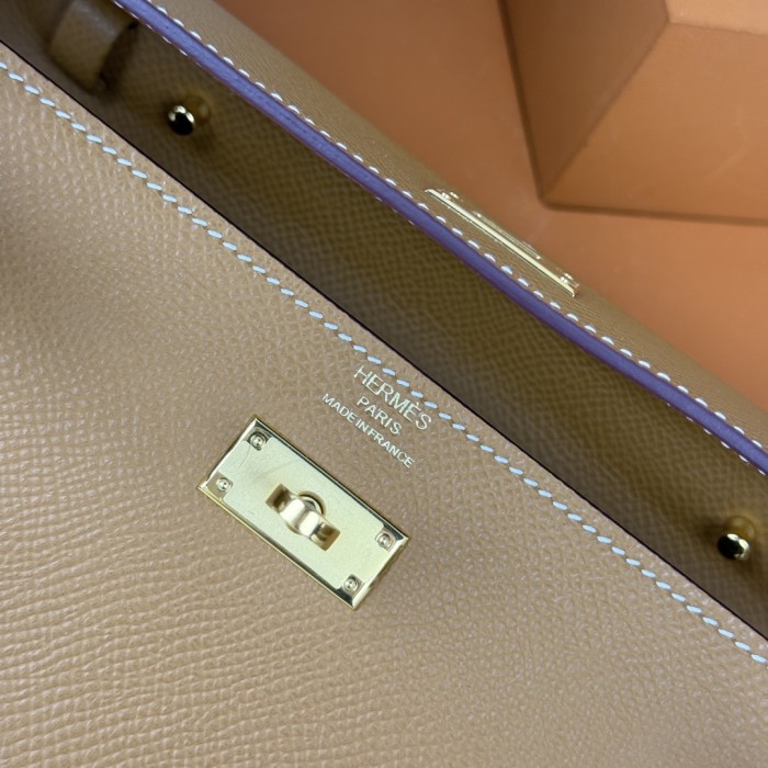 Kelly To Go Tressage Wallet Epsom“19.7*11.5*1.5CM”-0001=
