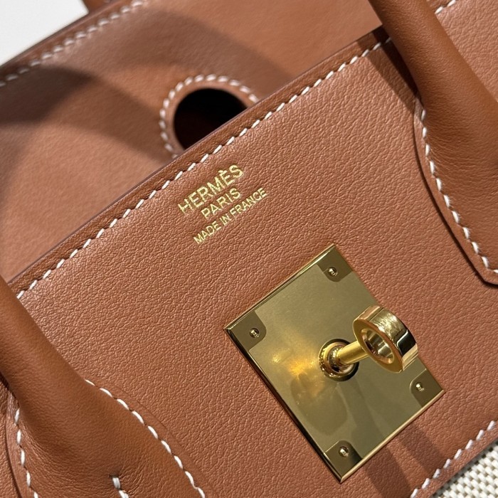 Birkin 30 Swift-Canvas“30*22*16CM”-0631=