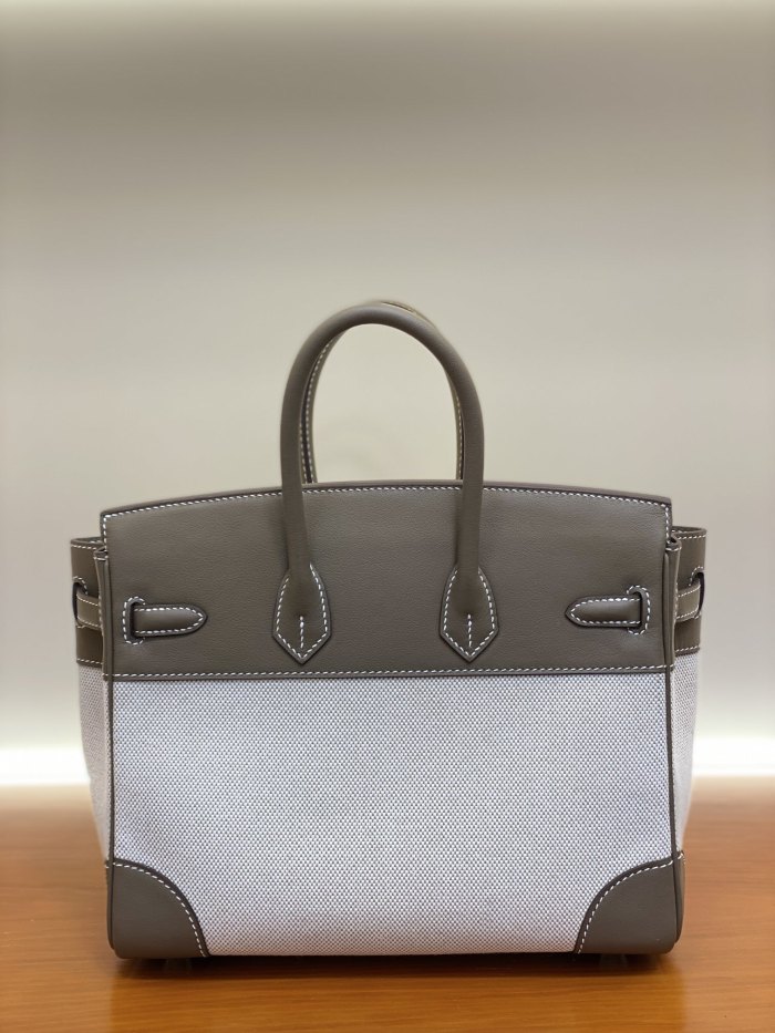 Birkin 30 Swift-Canvas“30*22*16CM”-0631=