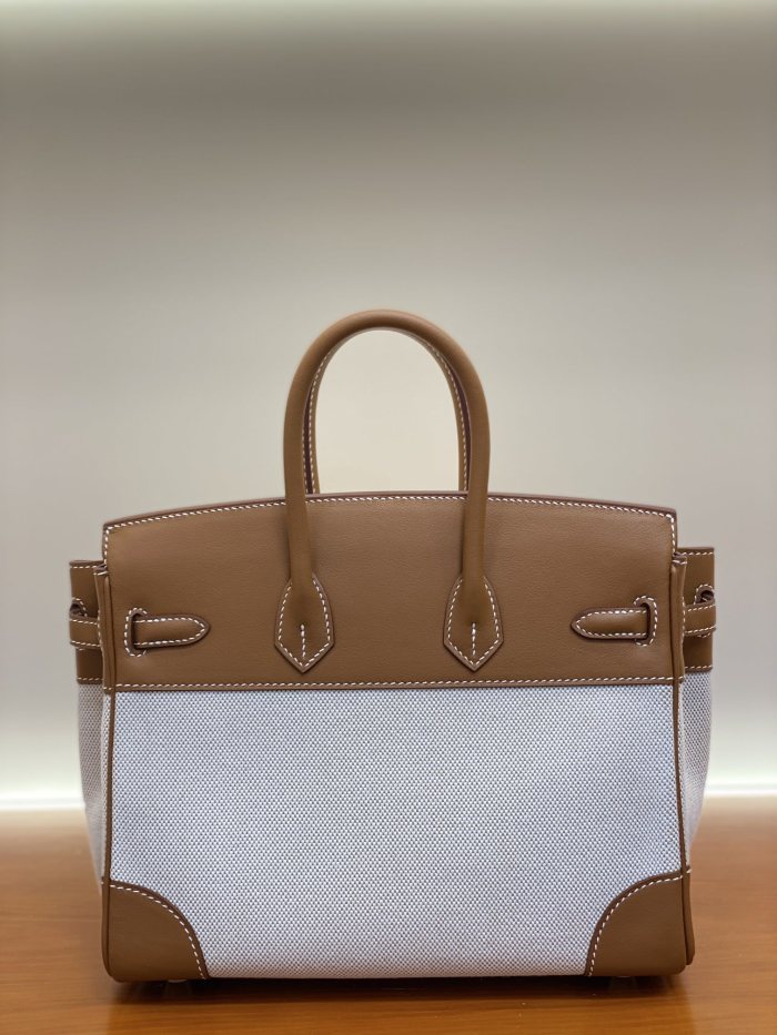Birkin 30 Swift-Canvas“30*22*16CM”-0631=