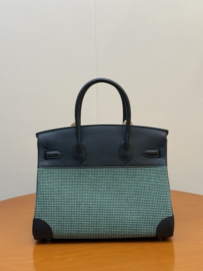 Birkin 30 Swift-Canvas“30*22*16CM”-0631=