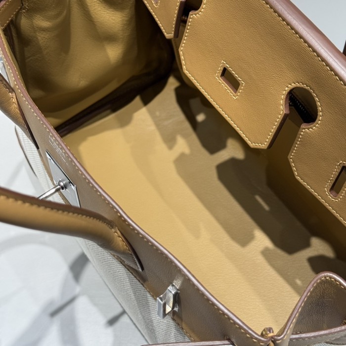 Birkin 30 Swift-Canvas“30*22*16CM”-0631=