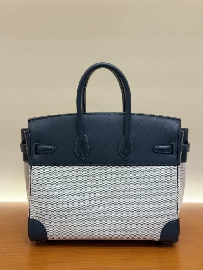 Birkin 30 Swift-Canvas“30*22*16CM”-0631=