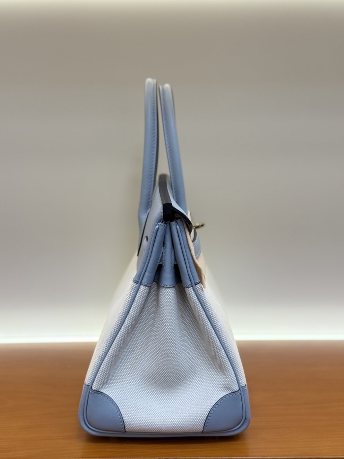 Birkin 30 Swift-Canvas“30*22*16CM”-0631=