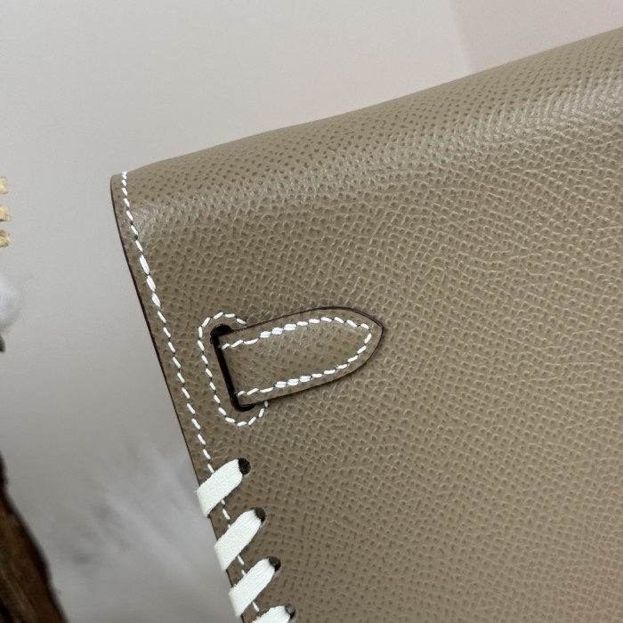 Kelly To Go Tressage Wallet Epsom“19.7*11.5*1.5CM”-0001=