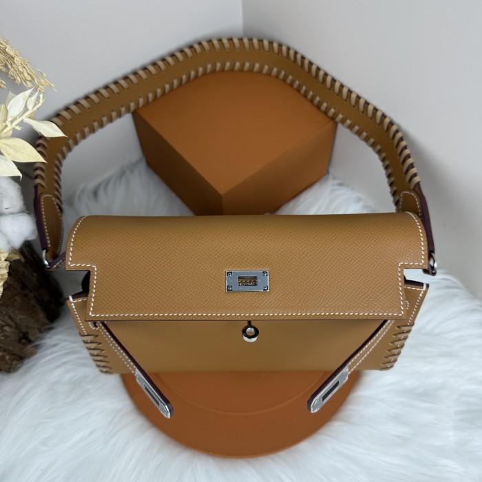 Kelly To Go Tressage Wallet Epsom“19.7*11.5*1.5CM”-0001=
