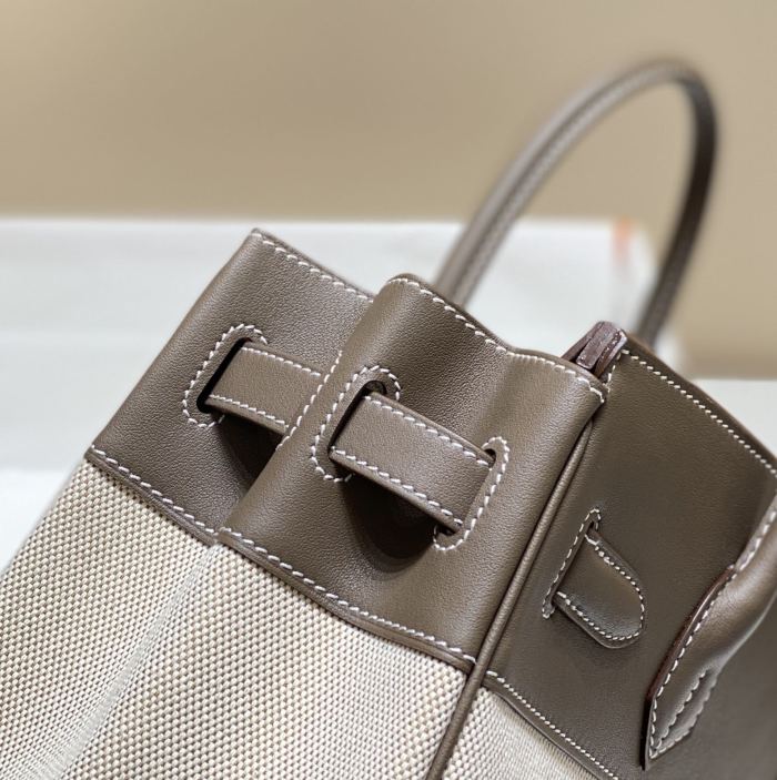Birkin 30 Swift-Canvas“30*22*16CM”-0631=