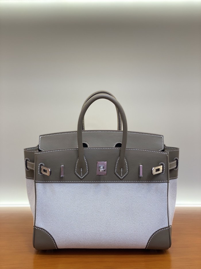 Birkin 30 Swift-Canvas“30*22*16CM”-0631=