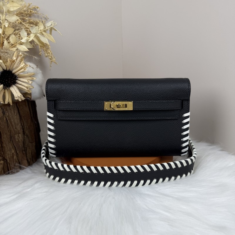 Kelly To Go Tressage Wallet Epsom“19.7*11.5*1.5CM”-0001=
