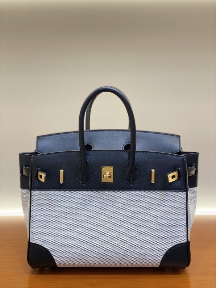 Birkin 30 Swift-Canvas“30*22*16CM”-0631=