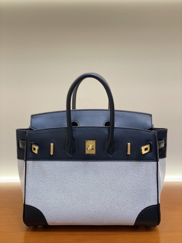 Birkin 30 Swift-Canvas“30*22*16CM”-0631=