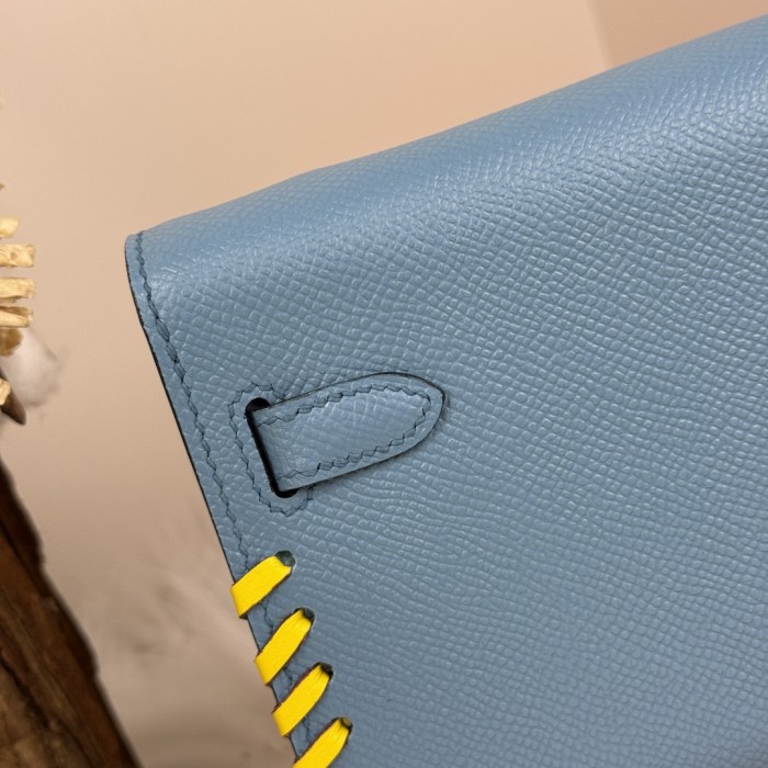 Kelly To Go Tressage Wallet Epsom“19.7*11.5*1.5CM”-0001=