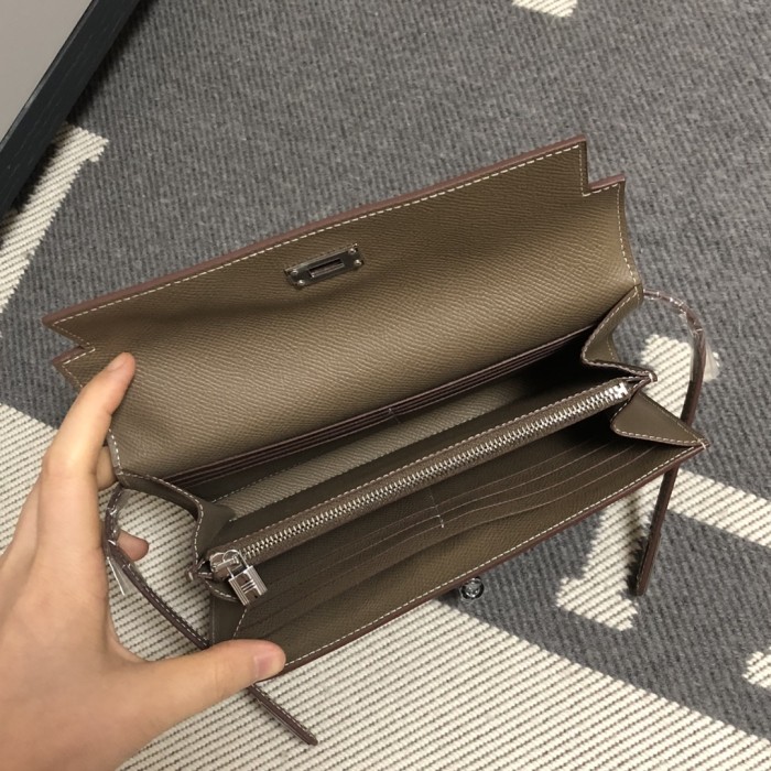 Kelly Long Wallet Epsom“11*20*2CM”-026=