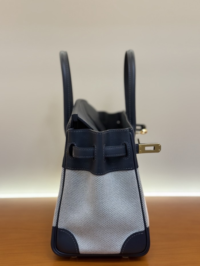 Birkin 30 Swift-Canvas“30*22*16CM”-0631=
