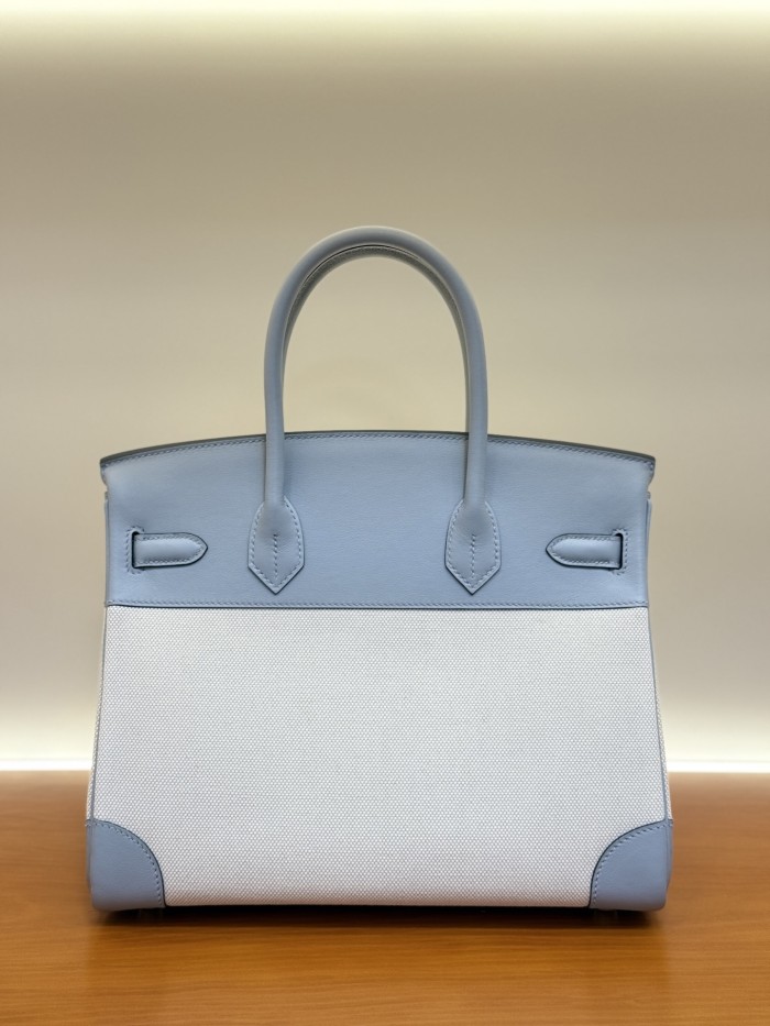 Birkin 30 Swift-Canvas“30*22*16CM”-0631=