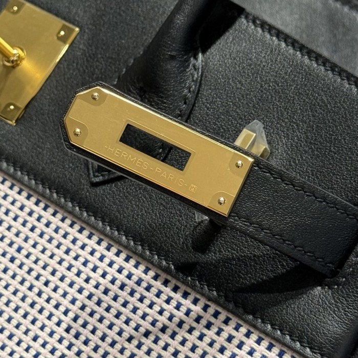 Birkin 30 Swift-Canvas“30*22*16CM”-0631=