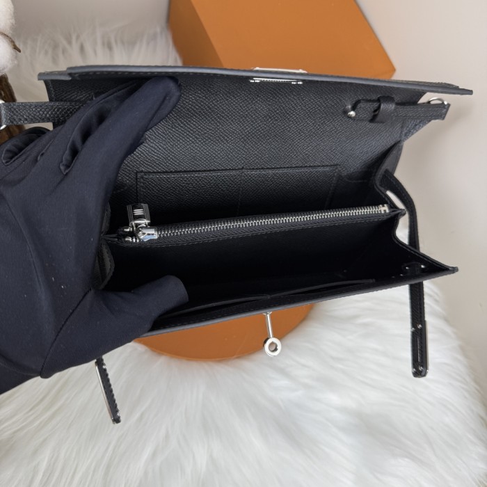 Kelly To Go Tressage Wallet Epsom“19.7*11.5*1.5CM”-0001=
