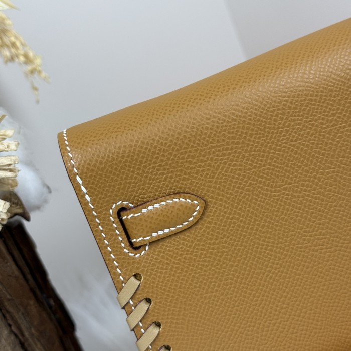 Kelly To Go Tressage Wallet Epsom“19.7*11.5*1.5CM”-0001=