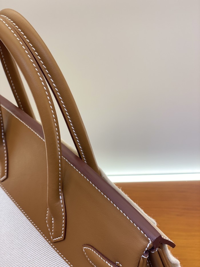 Birkin 30 Swift-Canvas“30*22*16CM”-0631=