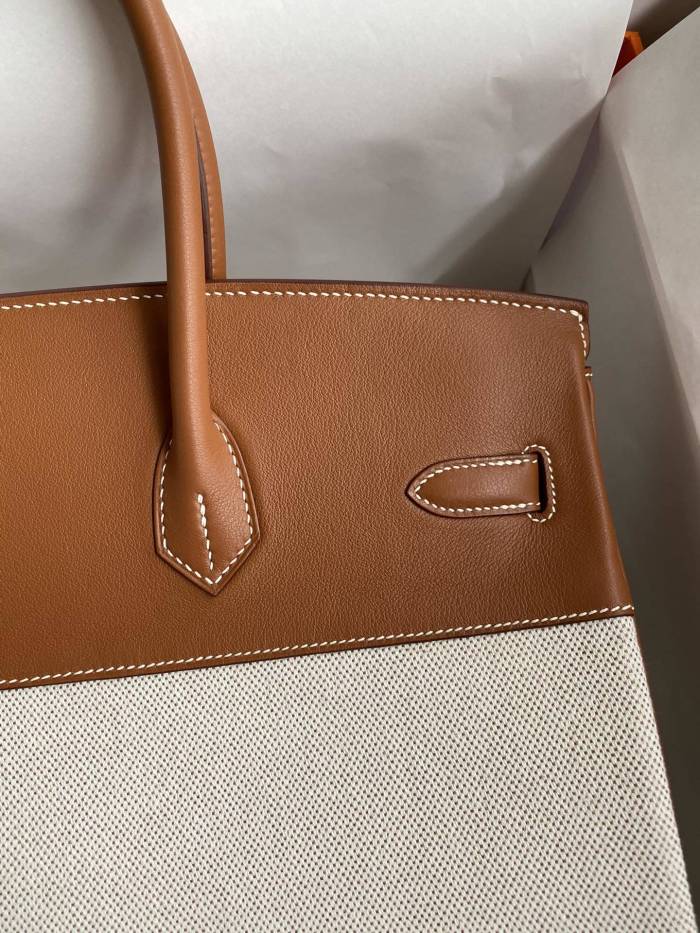 Birkin 35 Swift-Canvas “35*25*18CM”-0041=