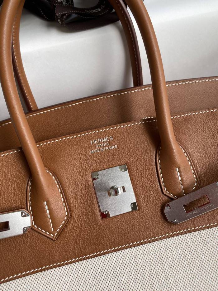 Birkin 35 Swift-Canvas “35*25*18CM”-0041=