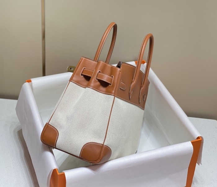 Birkin 35 Swift-Canvas “35*25*18CM”-0041=
