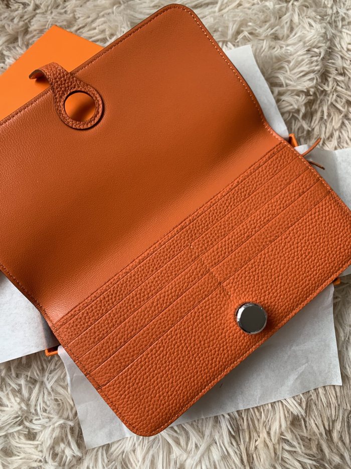 Dogon Wallet Togo Leather“20*10CM”-054=