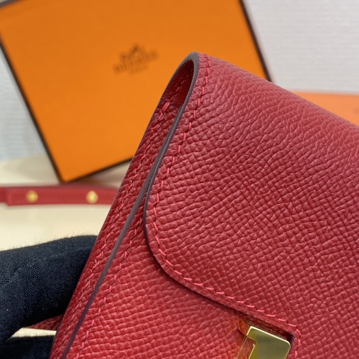 Constance Slim Wallet Epsom“12.4*10.2*3CM”-058=