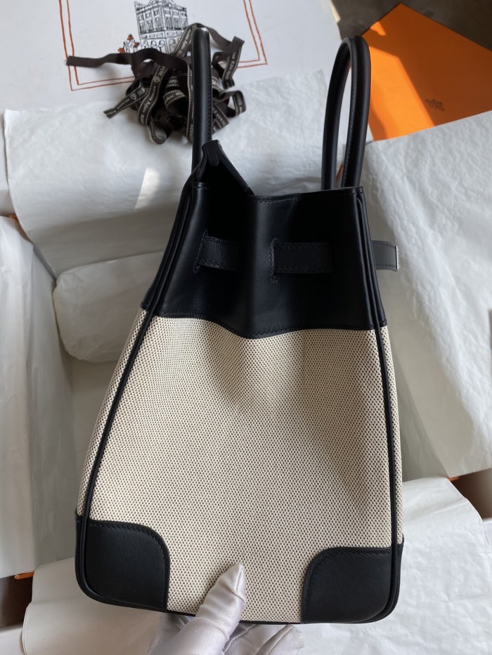 Birkin 35 Swift-Canvas “35*25*18CM”-0041=
