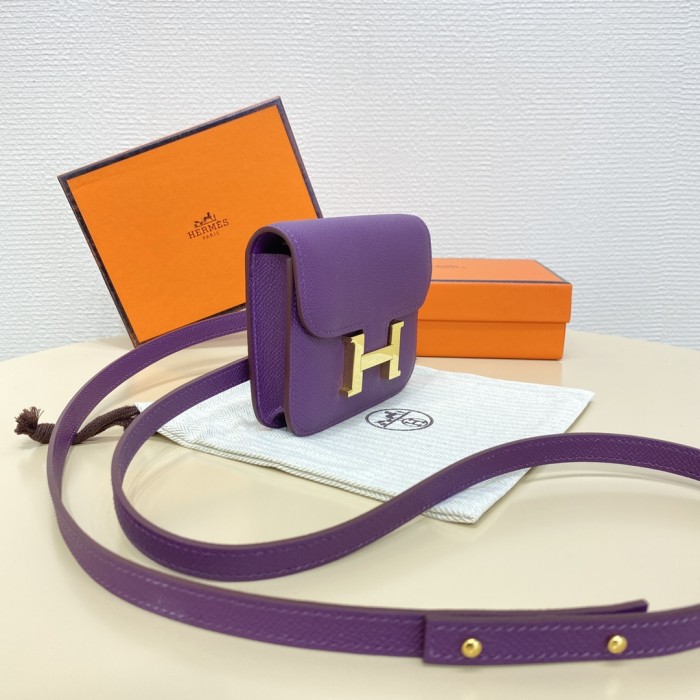 Constance Slim Wallet Epsom“12.4*10.2*3CM”-058=