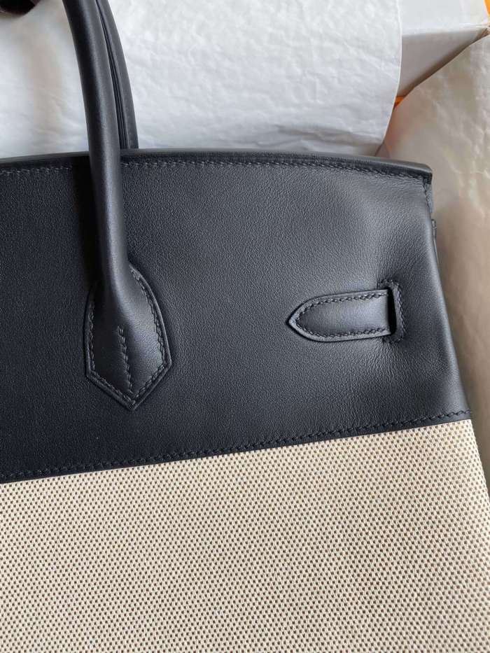 Birkin 35 Swift-Canvas “35*25*18CM”-0041=