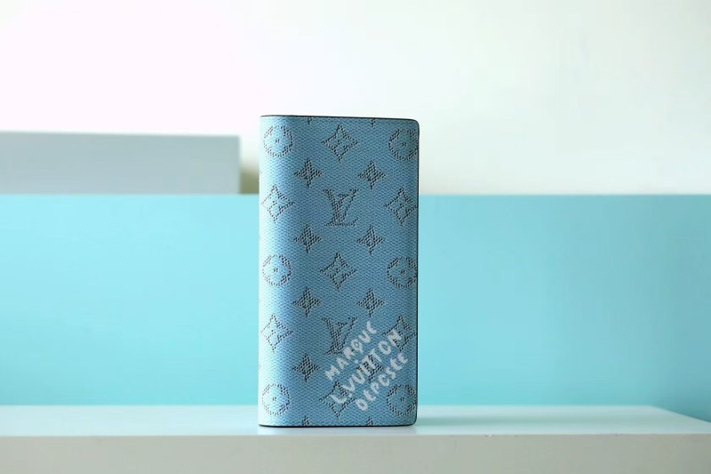Brazza Wallet  Monogram Denim “19*10*2CM” 032