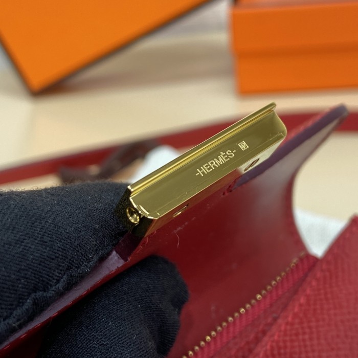 Constance Slim Wallet Epsom“12.4*10.2*3CM”-058=