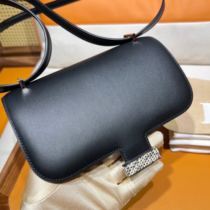 Constance Box Matte Lizard Buckle“19*15*5CM”-0861=