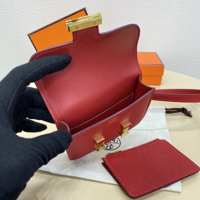 Constance Slim Wallet Epsom“12.4*10.2*3CM”-058=