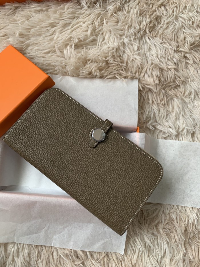 Dogon Wallet Togo Leather“20*10CM”-054=