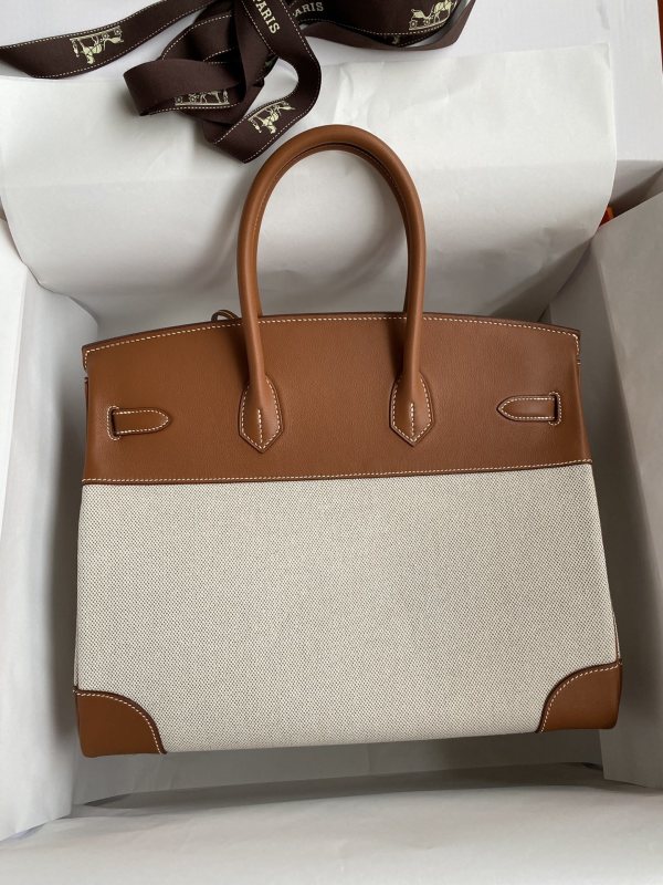 Birkin 35 Swift-Canvas “35*25*18CM”-0041=