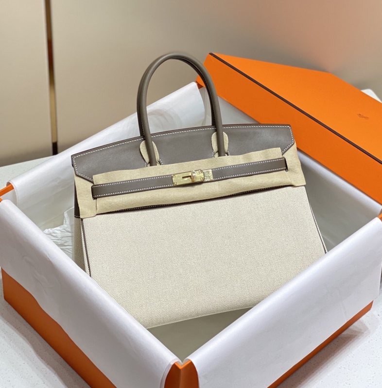 Birkin 35 Swift-Canvas “35*25*18CM”-0041=