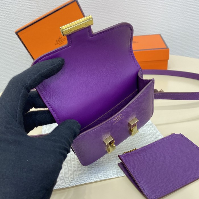 Constance Slim Wallet Epsom“12.4*10.2*3CM”-058=