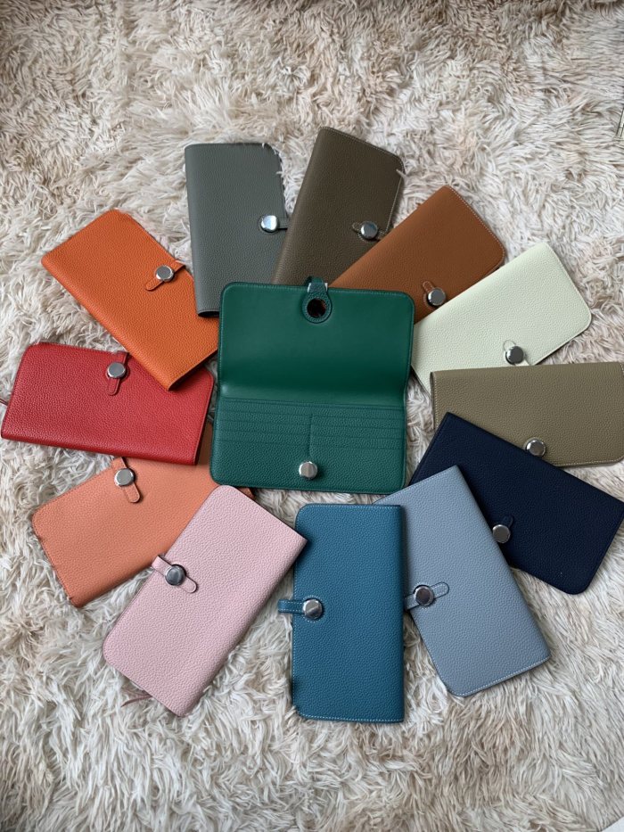 Dogon Wallet Togo Leather“20*10CM”-054=