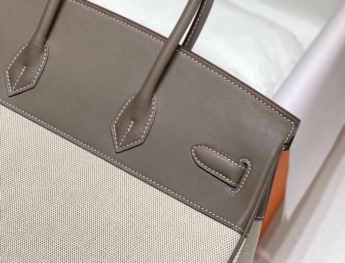 Birkin 35 Swift-Canvas “35*25*18CM”-0041=
