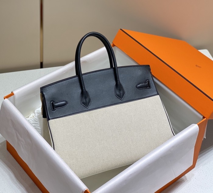 Birkin 35 Swift-Canvas “35*25*18CM”-0041=