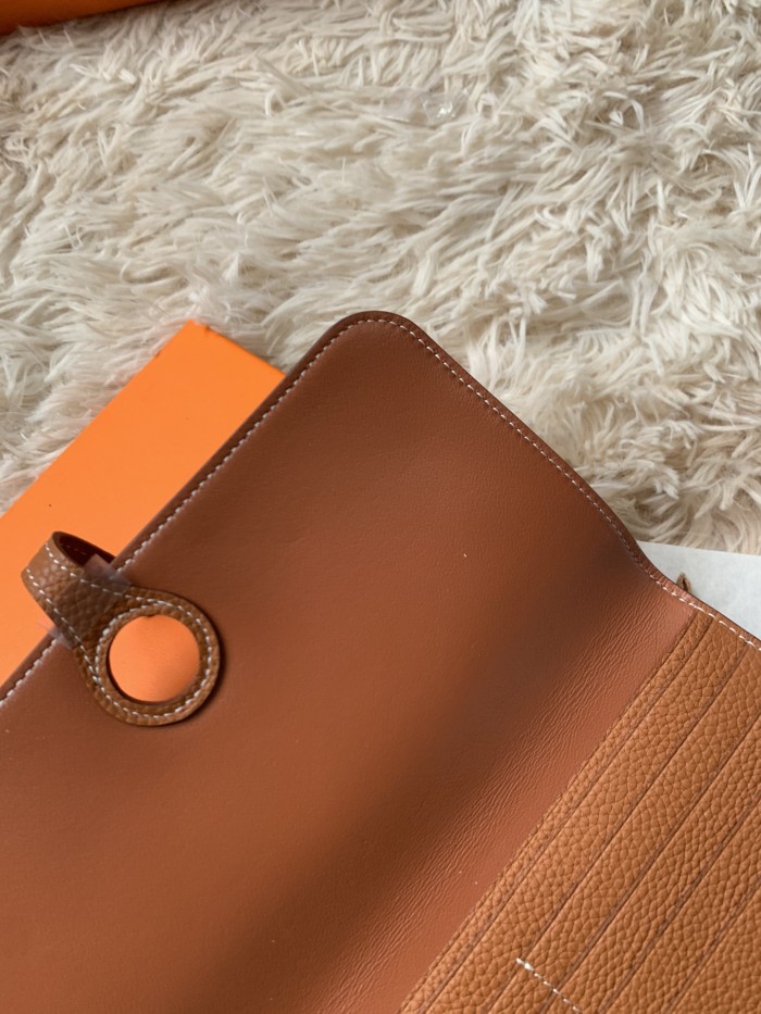 Dogon Wallet Togo Leather“20*10CM”-054=