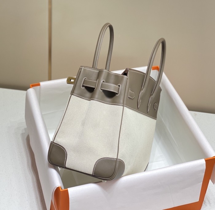 Birkin 35 Swift-Canvas “35*25*18CM”-0041=