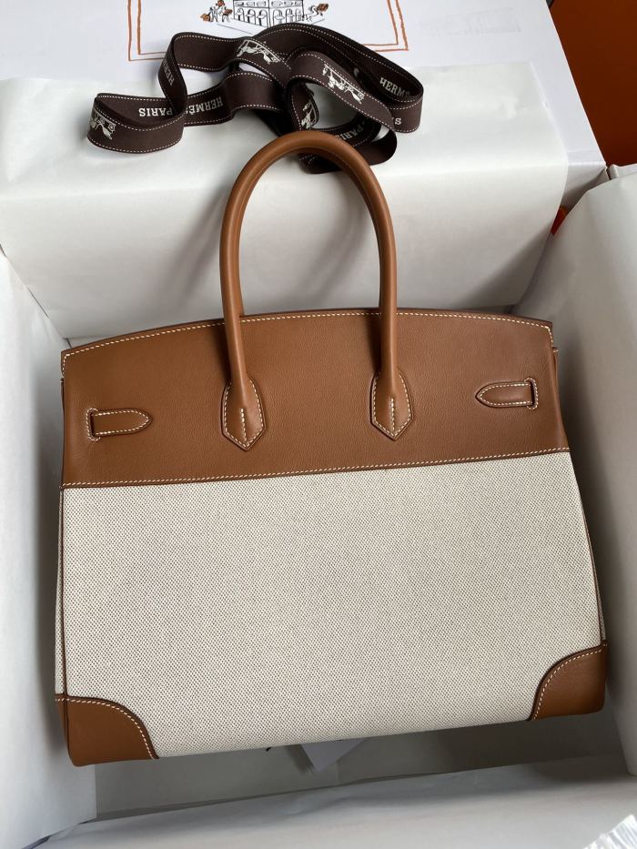 Birkin 35 Swift-Canvas “35*25*18CM”-0041=